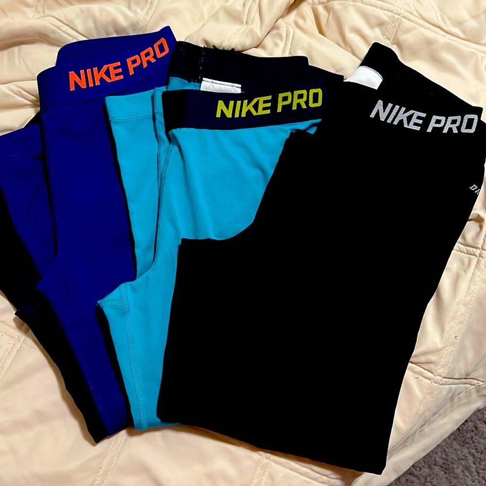 Nike Dri-fit, Size Med., bundle of 3, gently used